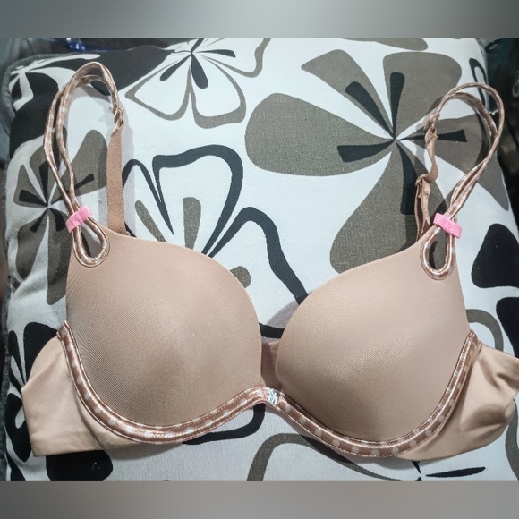 VS Beige Push Up Bra 32A New* - Picture 4 of 10